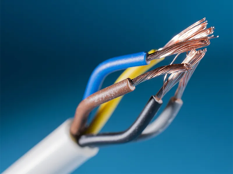 ¿Cuáles son las diferentes partes que componen un cable eléctrico?